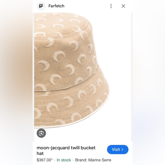 Authentic Marine Serré Beige Bucket hat - Picture 3 of 3